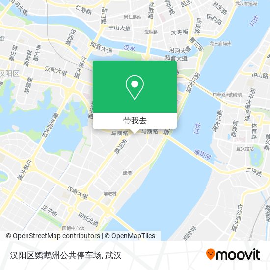 汉阳区鹦鹉洲公共停车场地图