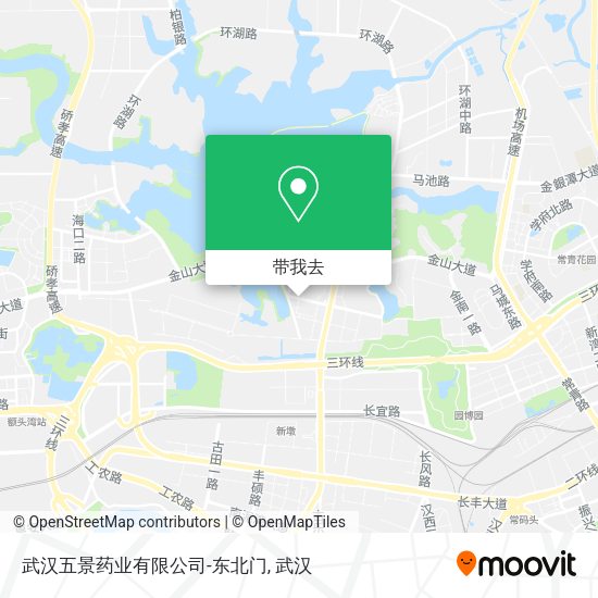 武汉五景药业有限公司-东北门地图