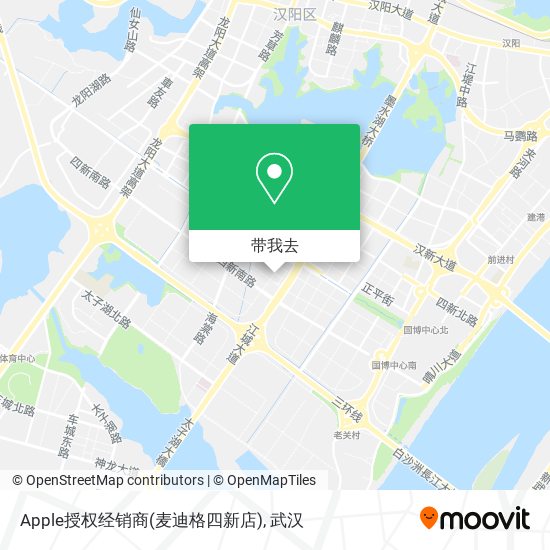 Apple授权经销商(麦迪格四新店)地图