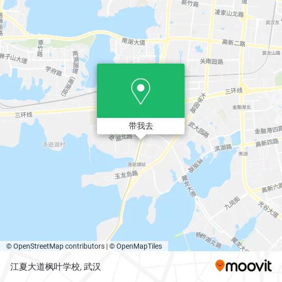 江夏大道枫叶学校地图