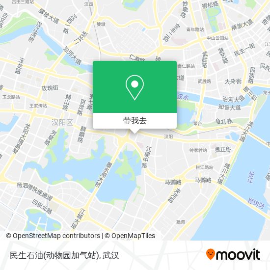 民生石油(动物园加气站)地图