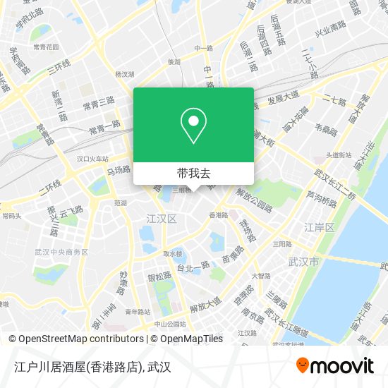 江户川居酒屋(香港路店)地图