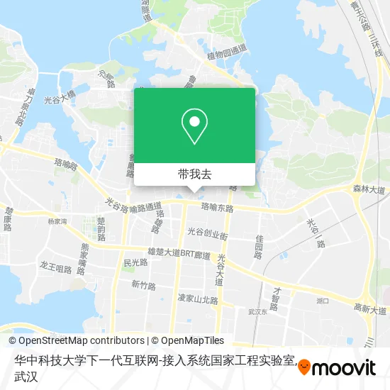 华中科技大学下一代互联网-接入系统国家工程实验室地图
