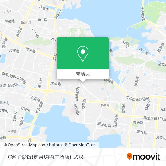 厉害了炒饭(虎泉购物广场店)地图