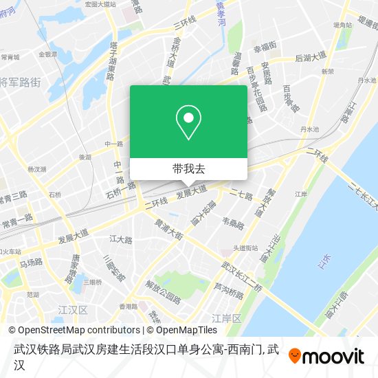武汉铁路局武汉房建生活段汉口单身公寓-西南门地图