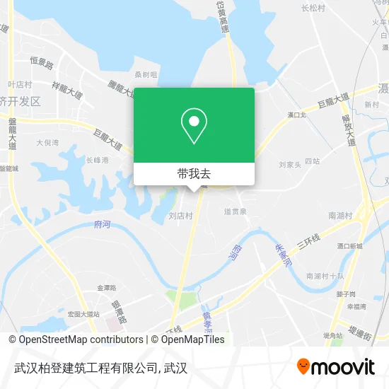 武汉柏登建筑工程有限公司地图