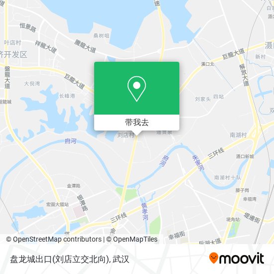 盘龙城出口(刘店立交北向)地图