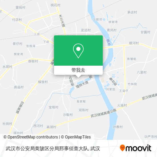 武汉市公安局黄陂区分局邢事侦查大队地图
