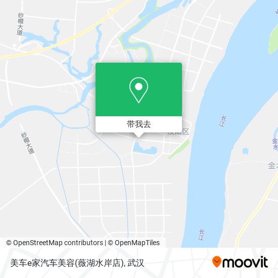 美车e家汽车美容(薇湖水岸店)地图