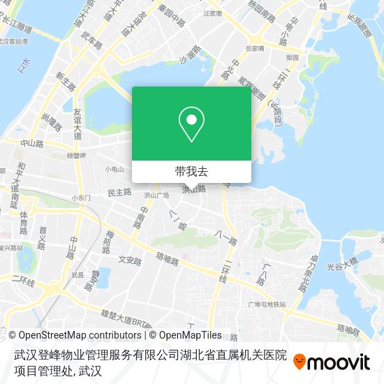 武汉登峰物业管理服务有限公司湖北省直属机关医院项目管理处地图