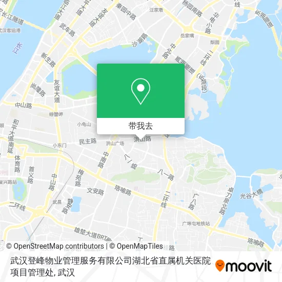 武汉登峰物业管理服务有限公司湖北省直属机关医院项目管理处地图