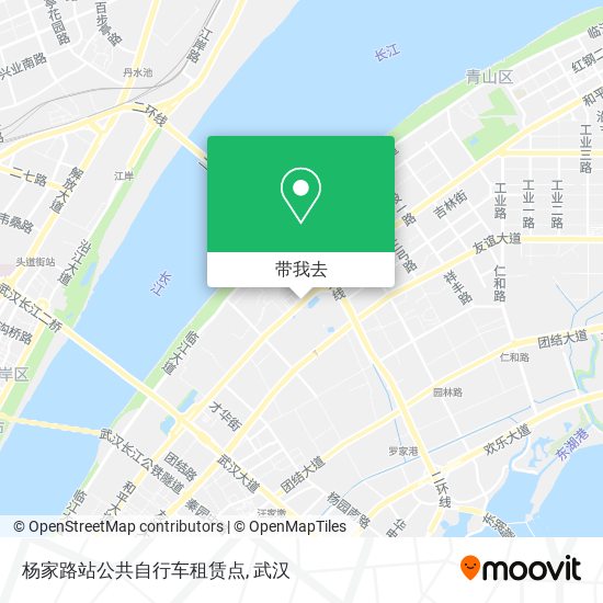 杨家路站公共自行车租赁点地图