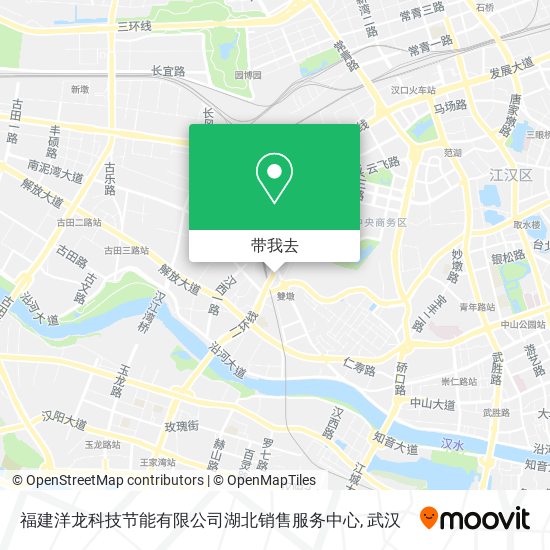 福建洋龙科技节能有限公司湖北销售服务中心地图
