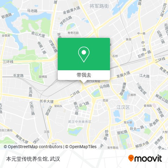 本元堂传统养生馆地图