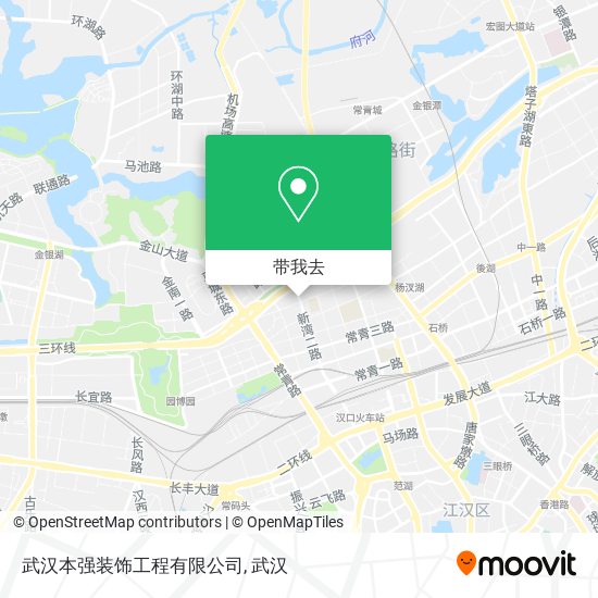 武汉本强装饰工程有限公司地图