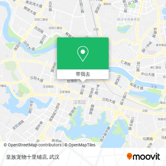 皇族宠物十里铺店地图