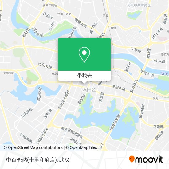 中百仓储(十里和府店)地图