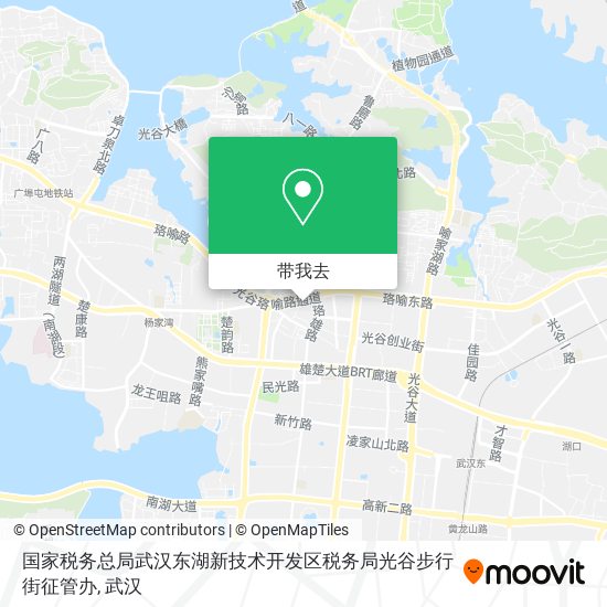 国家税务总局武汉东湖新技术开发区税务局光谷步行街征管办地图