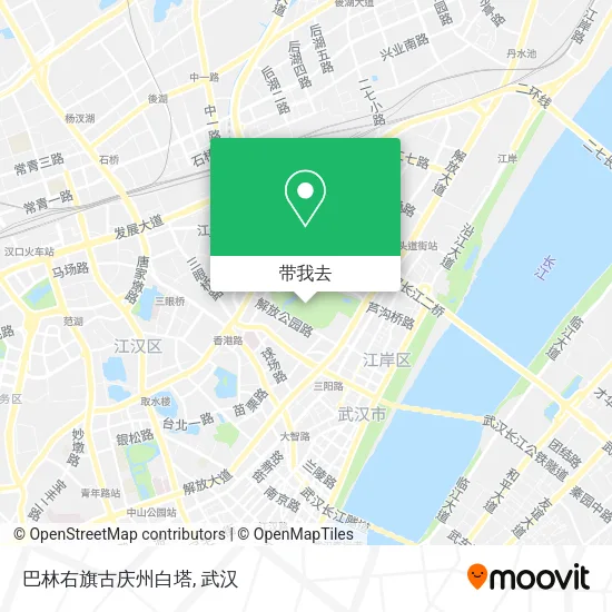巴林右旗古庆州白塔地图