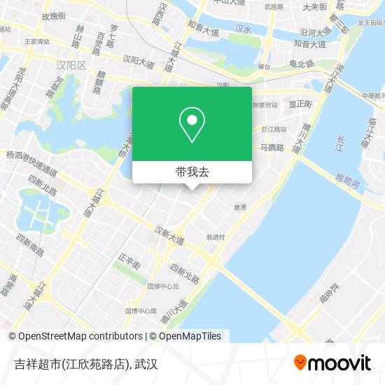 吉祥超市(江欣苑路店)地图