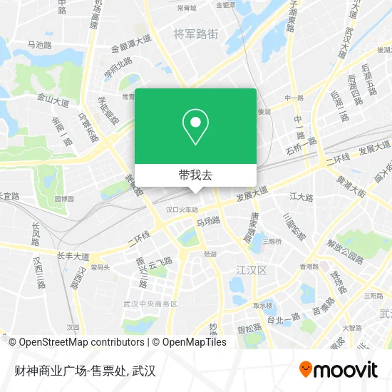财神商业广场-售票处地图
