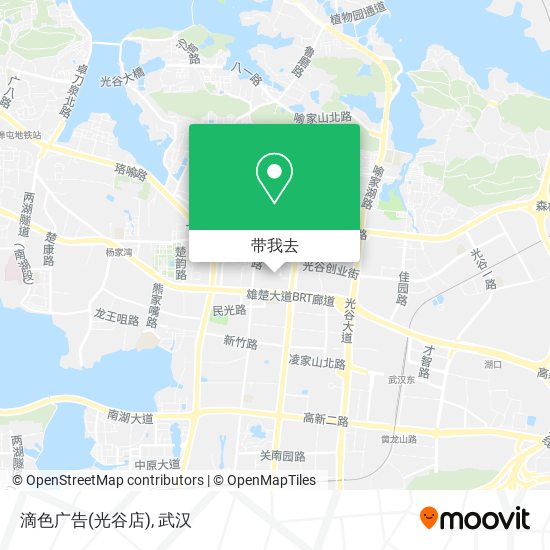 滴色广告(光谷店)地图