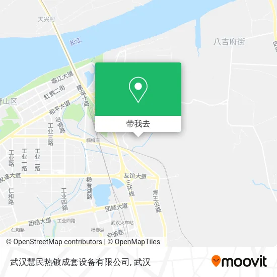 武汉慧民热镀成套设备有限公司地图