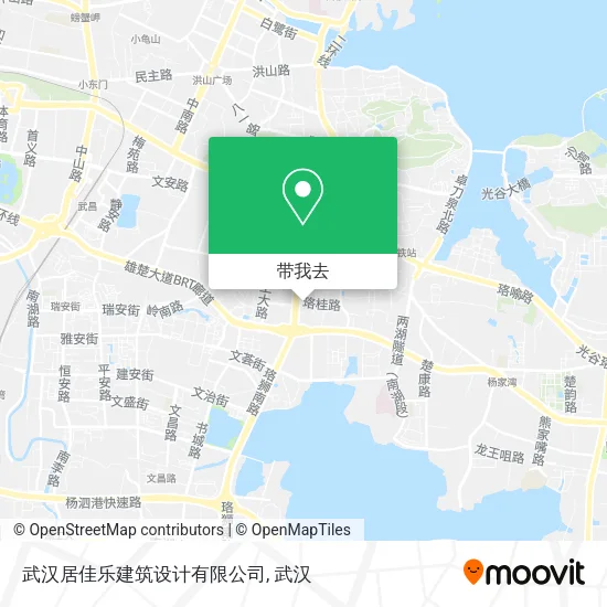 武汉居佳乐建筑设计有限公司地图