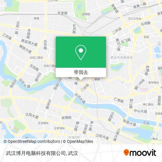 武汉博月电脑科技有限公司地图
