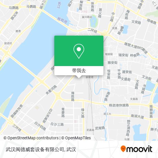武汉闽德威套设备有限公司地图