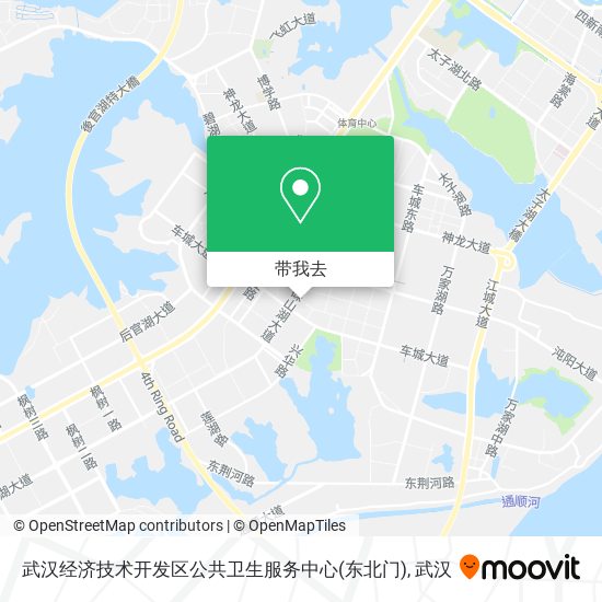 武汉经济技术开发区公共卫生服务中心(东北门)地图