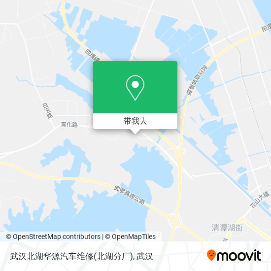武汉北湖华源汽车维修(北湖分厂)地图