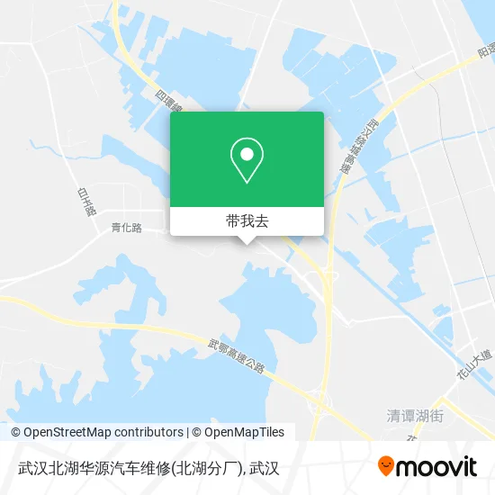 武汉北湖华源汽车维修(北湖分厂)地图