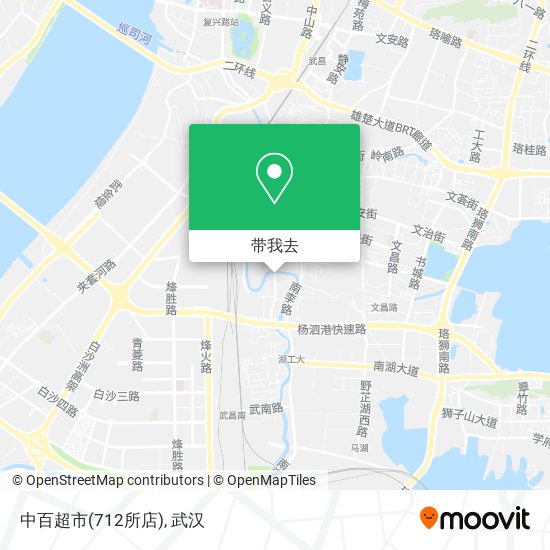 中百超市(712所店)地图