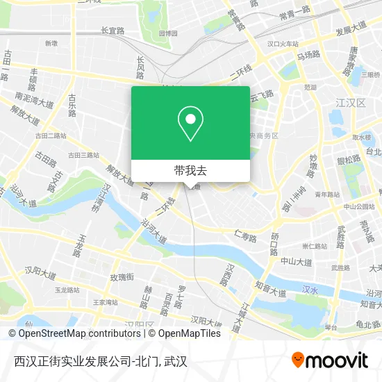 西汉正街实业发展公司-北门地图
