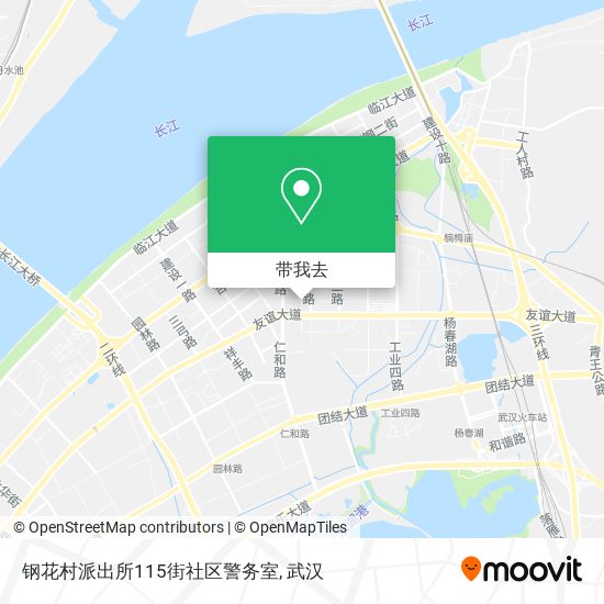 钢花村派出所115街社区警务室地图