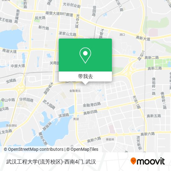 武汉工程大学(流芳校区)-西南4门地图