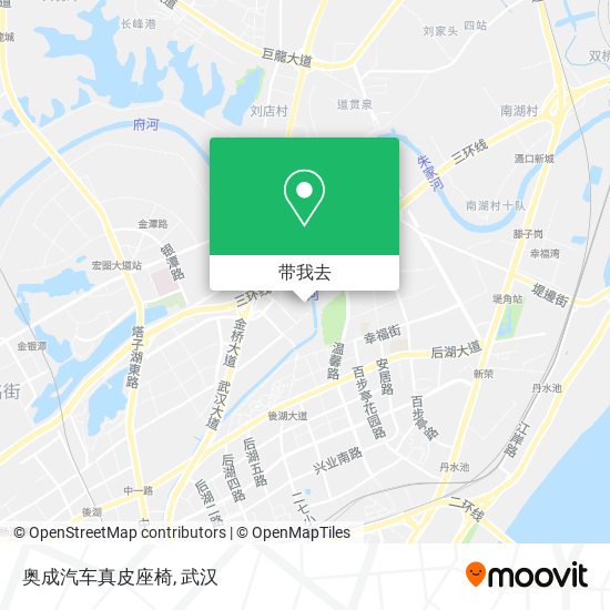 奥成汽车真皮座椅地图