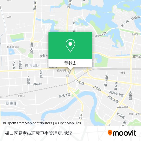 硚口区易家街环境卫生管理所地图