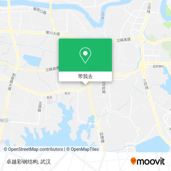 卓越彩钢结构地图