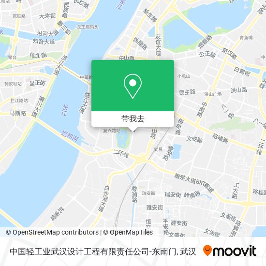 中国轻工业武汉设计工程有限责任公司-东南门地图