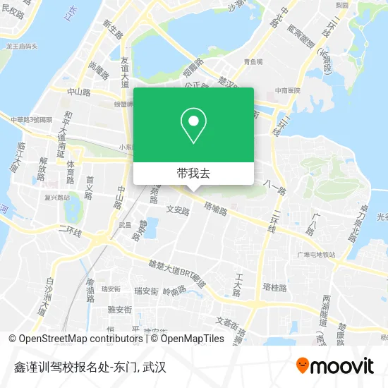 鑫谨训驾校报名处-东门地图