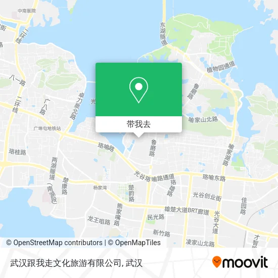 武汉跟我走文化旅游有限公司地图