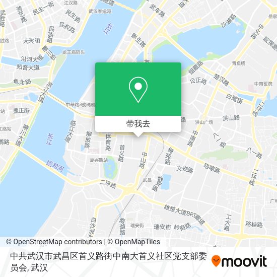 中共武汉市武昌区首义路街中南大首义社区党支部委员会地图