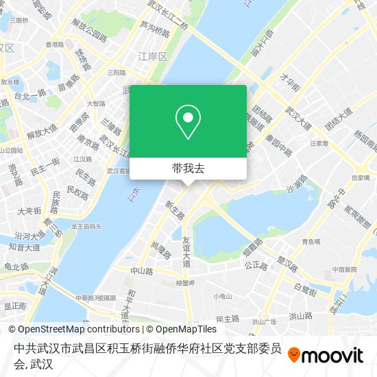 中共武汉市武昌区积玉桥街融侨华府社区党支部委员会地图