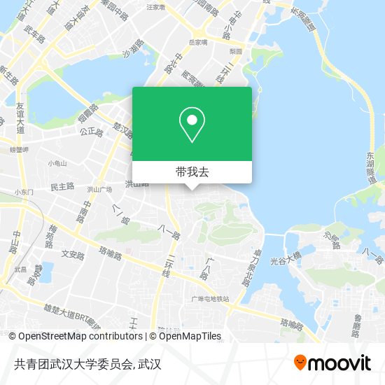 共青团武汉大学委员会地图