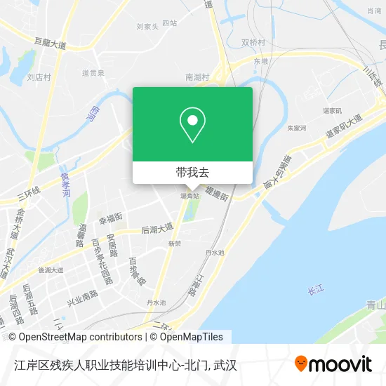 江岸区残疾人职业技能培训中心-北门地图