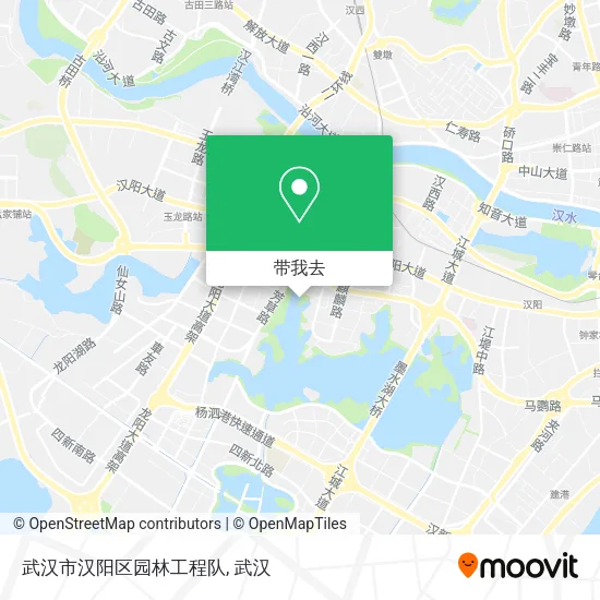 武汉市汉阳区园林工程队地图