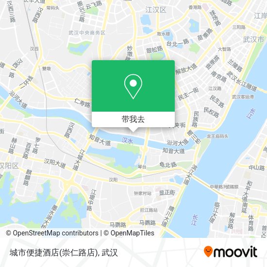 城市便捷酒店(崇仁路店)地图
