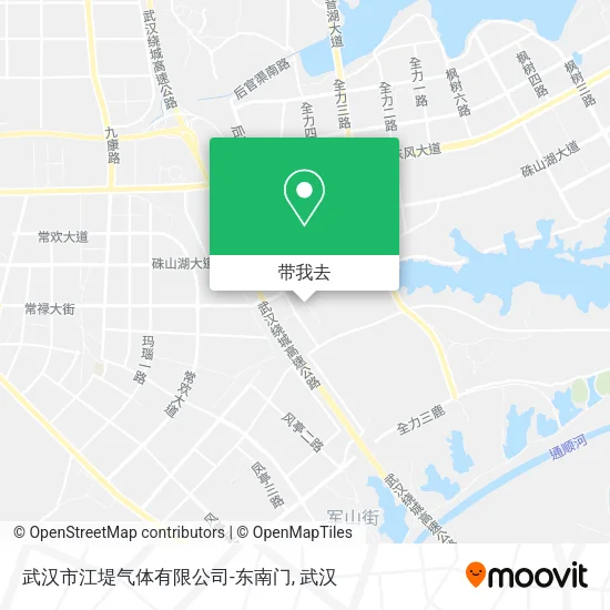 武汉市江堤气体有限公司-东南门地图